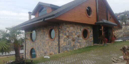 Doğal taş villa Uygulaması Doğal taş villa Uygulaması