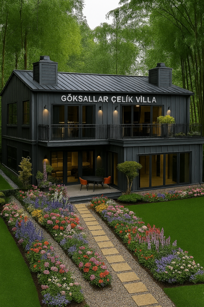  Kocaeli / İzmit bölgesinde çelik ev / çelik villa (hafif çelik yapı sistemi) projeleri