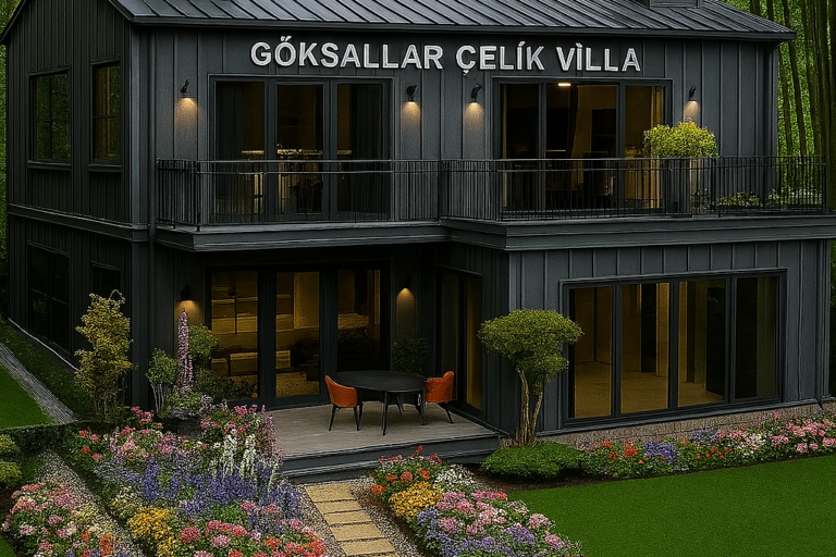  Kocaeli / İzmit bölgesinde çelik ev / çelik villa (hafif çelik yapı sistemi) projeleri