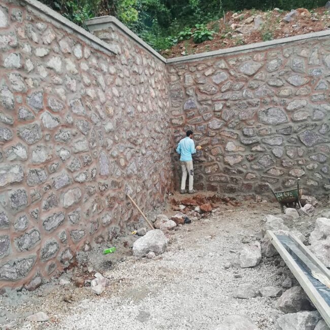 Kocaeli İzmit Bahçe taş duvar m2 fiyat