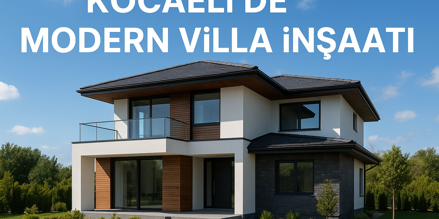 Kocaeli’de modern villa inşaatı, anahtar teslim projeler ve 2025 fiyatlarıyla Göksallar İnşaat güvencesiyle hayallerinizi gerçeğe dönüştürün.