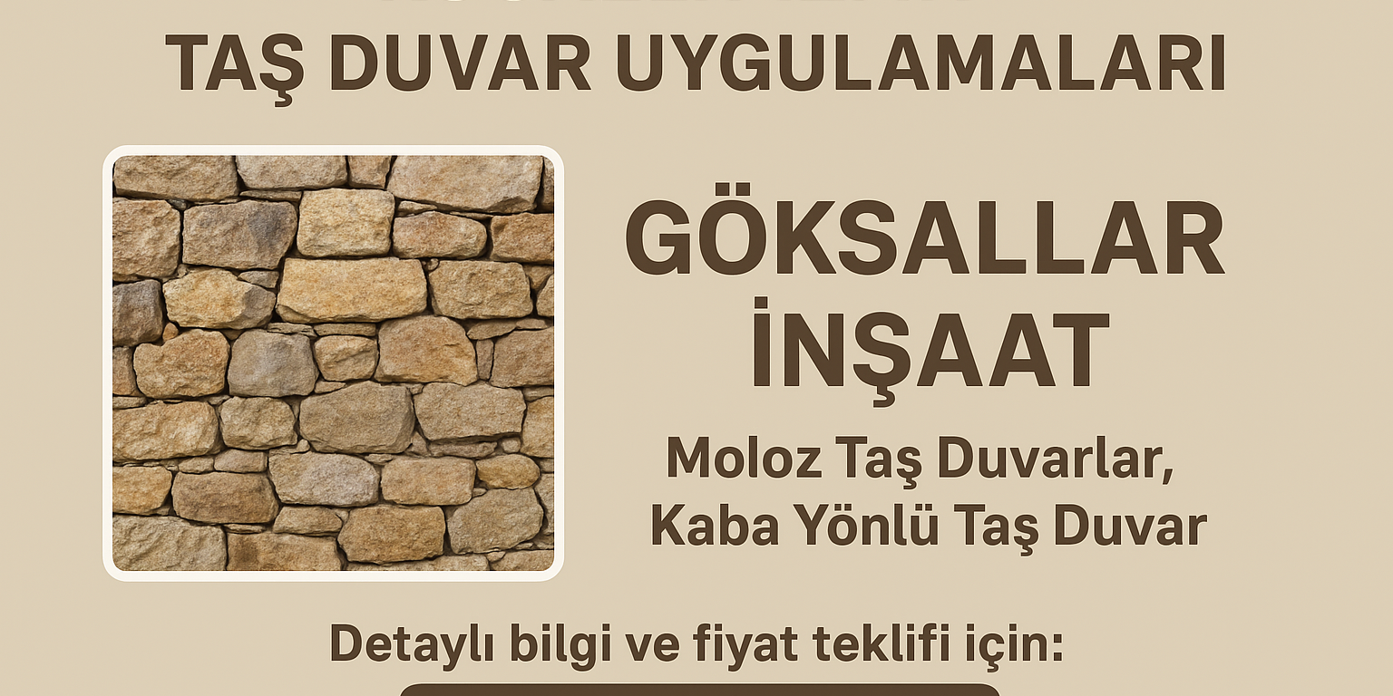 Kocaeli / İzmit Bölgesinde Taş Duvar Uygulamaları: Firmalar, İşçilik ve Fiyatlar