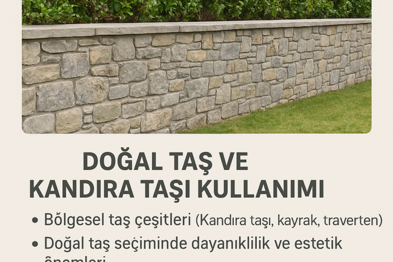 İzmit Taş Duvar Uygulamaları ve Taş Duvar Yapım İşçilikleri