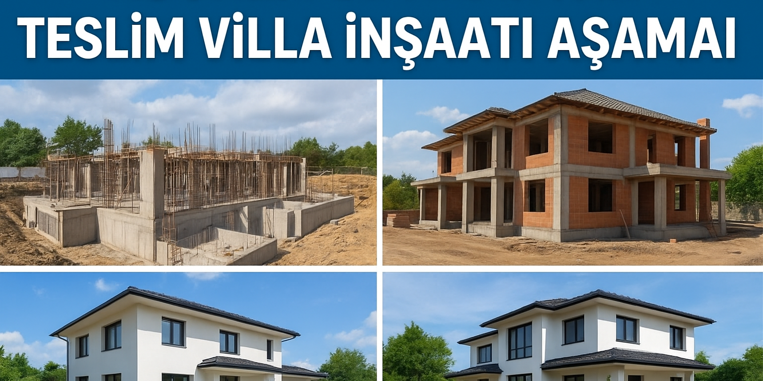 Kocaeli’de Anahtar Teslim Villa İnşaatı Aşamaları Kocaeli’de Anahtar Teslim Villa İnşaatı Aşamaları