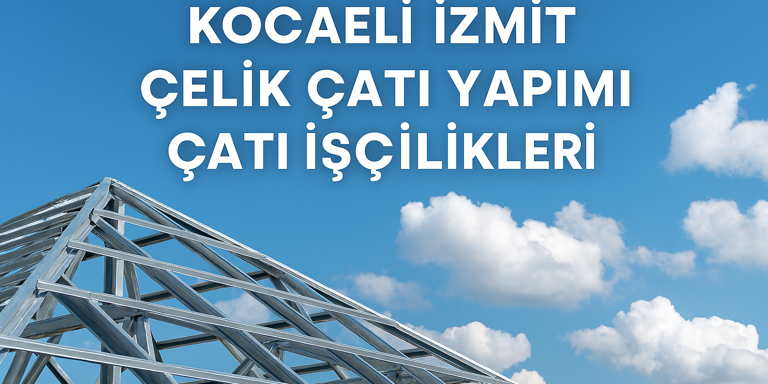 Kocaeli İzmit Çelik Çatı Yapımı, Çatı İşçilikleri ve Çatı Yapım Fiyatları