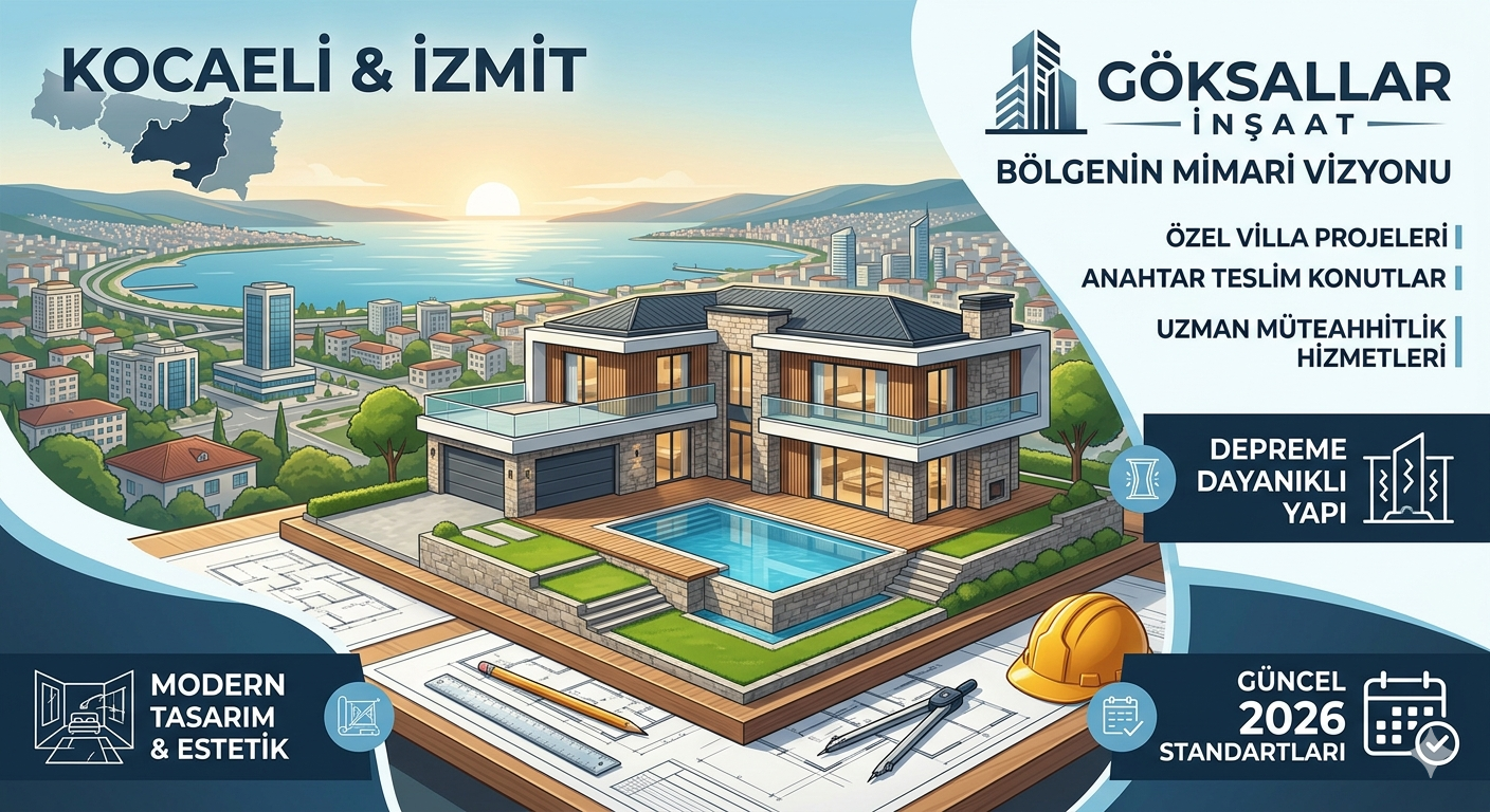 Kocaeli ve İzmit’te Güvenilir Müteahhitlik: Göksallar İnşaat