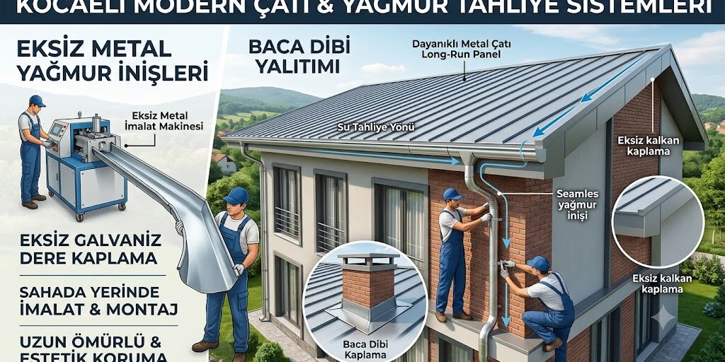 Kocaeli Çatı Çözümleri: Eksiz Metal Sistemleri ile Yapılarınızı Koruma Altına Alın