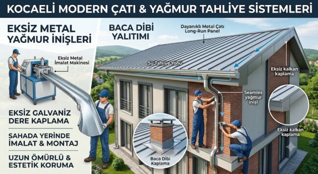 Kocaeli izmit eksiz oluk eksiz dere eksiz kalkan imalatları yerinde uygulama Kocaeli Çatı Çözümleri: Eksiz Metal Sistemleri ile Yapılarınızı Koruma Altına Alın