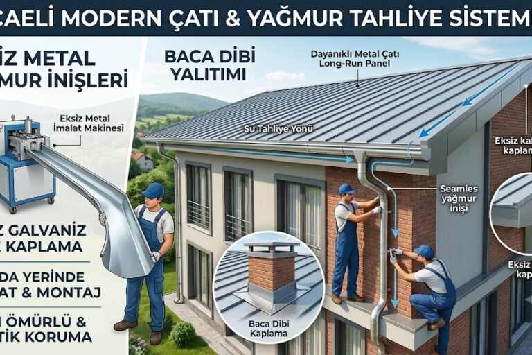 Kocaeli Çatı Çözümleri: Eksiz Metal Sistemleri ile Yapılarınızı Koruma Altına Alın