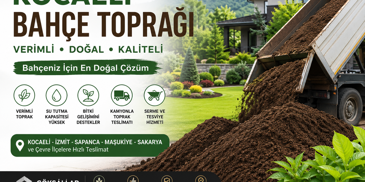 Kocaeli izmit bölgesindeki bahçe toprakların özellikleri