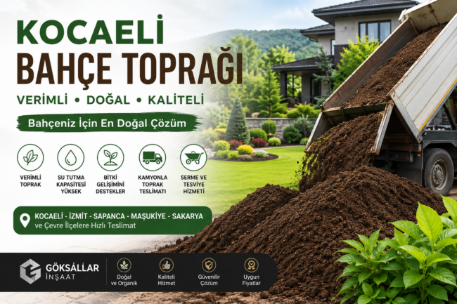 Kocaeli izmit bölgesindeki bahçe toprakların özellikleri