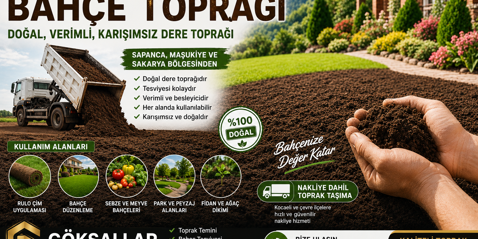 Kocaeli ve İzmit'te Verimli Bahçelerin Sırrı: Doğru Toprak Seçimi