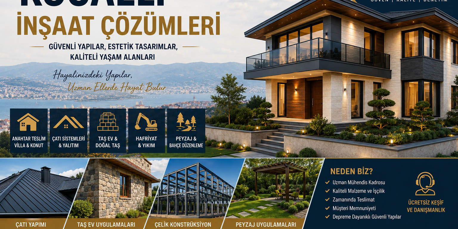 Kocaelide inşaat çözümleri Kocaeli'de İnşaat Çözümleri-Göksallar İnşaat