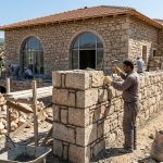 Kocaeli taş ev duvarı yapımı cift yüzlü