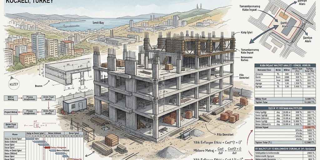 Kocaeli’de İnşaat Sektöründe Fiyat Kirliliği ve Gerçek Maliyet Tuzakları: Neden İnşaatlar Yarım Kalıyor?