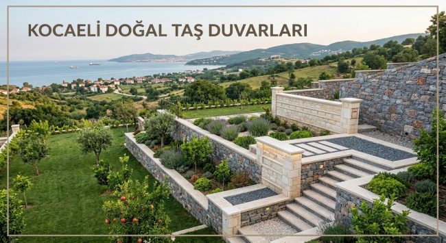 Kocaeli taş duvar bahçe duvar uygulamaları Kocaeli Taş Duvar Uygulamaları