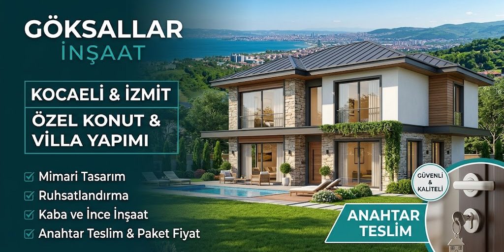 Göksallar İnşaat ile Anahtar Teslim Özel Konut ve Villa Yapım