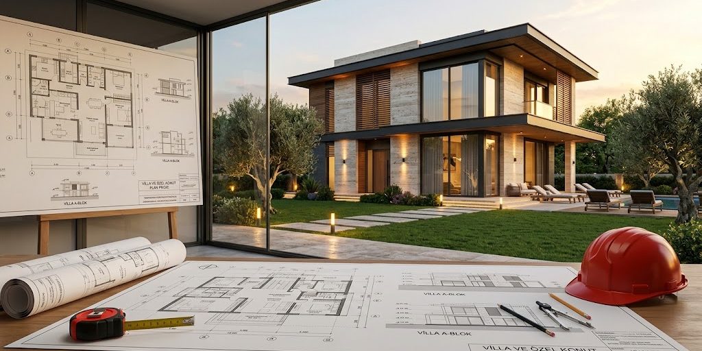 Kocaeli'de Villa ve Özel Konutlarda Proje Çizimi ve İnşaat Uygulama Süreçleri